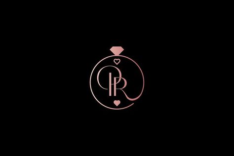 PR Logo Two Letter Logo, Pr Logo, Rr Logo, New Instagram Logo, P Logo Design, Jewelry Logo Design, Logo Design Inspiration Creative, Wedding Logo Design, Flower Graphic Design