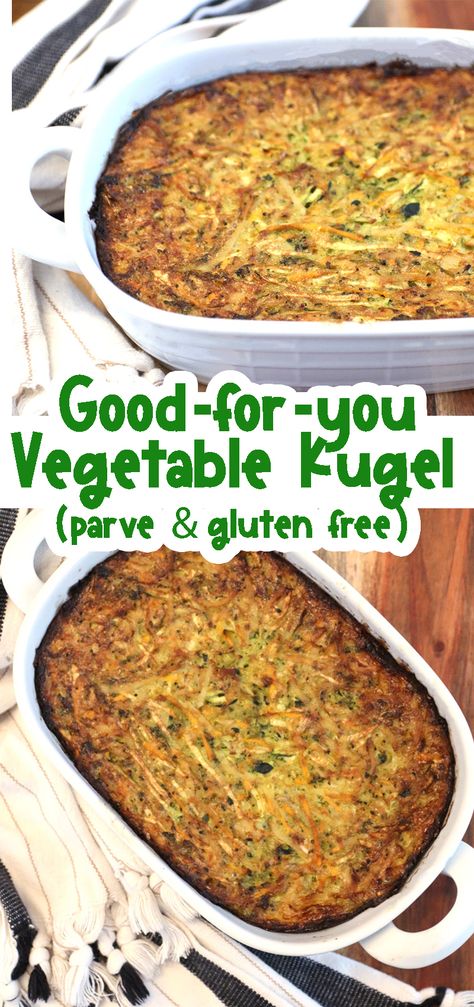 Vegetable Kugel Recipe - Healthy & Kosher for Passover Vegetable Kugel, Potato Kugel Recipe, Potato Kugel, Kosher For Passover, Jewish Holiday Recipes, Jewish Cuisine, Shabbat Dinner, Jewish Celebrations, Passover Recipes