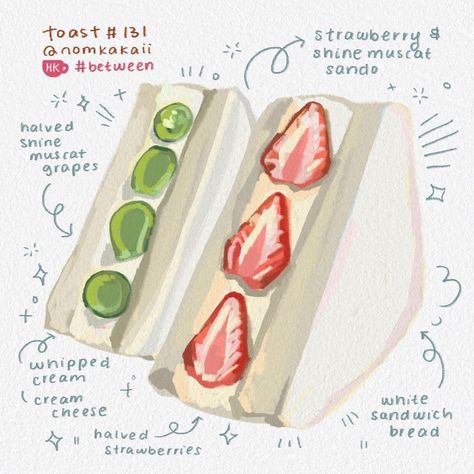 Food Drawing Aesthetic, Food Lettering, Desserts Drawing, Food Art Painting, Aesthetic Drawings, Sweet Drawings, Food Doodles, Food Drawings, Food Artwork