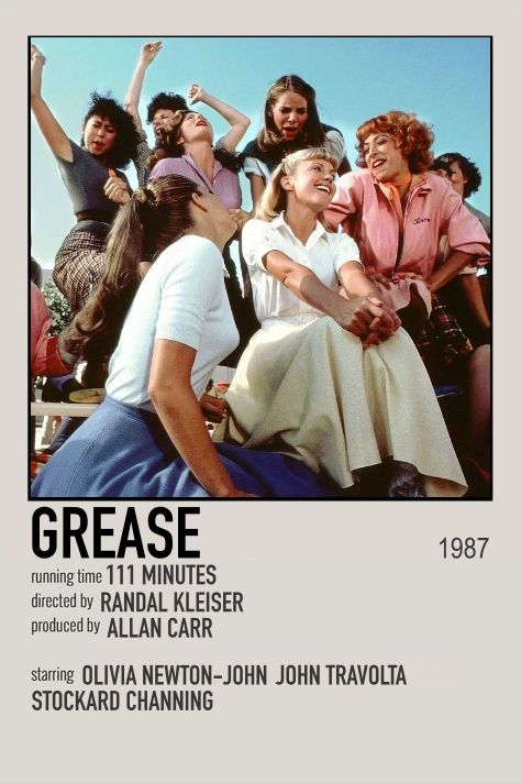 Grease Musical Poster, Grease Movie Poster, Grease Poster, Greece Movie, Musical Posters, Romance Movie Poster, Mirror Collage, Grease Movie, Grease Musical