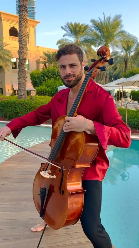 HAUSER | I am Titanium 💪🎻🔥 | Instagram Cello Photo, Hauser Cello, Itunes Card, Johnny Depp Pictures, Cello Music, Handsome Prince, Charlie Hunnam, November 30, Michael Buble