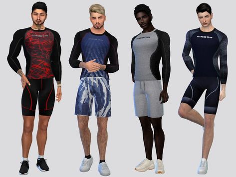 Sims 4 Compression Shirt Male, Sims 4 Compression Shirt, Designer Boxers, Retro Suits, Cc Mods, Pelo Sims, Sims 4 Toddler, Mens Tights, Cc Sims