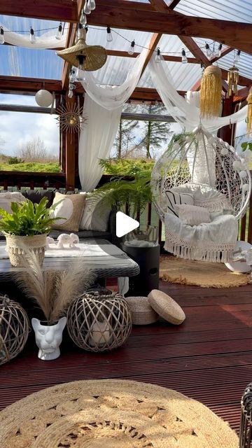 7K views · 1.8K likes | Jennifer’s🌿Home & Interiors on Instagram: "Bali Garden inspired 🌾🌴

Hello lovelies ☺️
A Sneak peek of the Gazebo today!
I’m still in the process of making some diy planters where I’ll be adding my tree fern too! I’ll pop it up on my stories soon!!

Plus I’m excitedly waiting for my new outdoor rug to arrive from @therugloftireland 🌴 which will fit in Beautifully 👏🏼👏🏼👏🏼 
Keep an eye out👀 I’ll be posting it on my stories!!!

Btw the solar Bali style lights I made. You can see in my story highlights how😉

Happy Sunday to you all 

Jenny 🥰

Bali inspiration, Garden, Gazebo, Decor inspiration, Plants, outdoor living, wooden frame gazebos, Seating area, 

.
.
#decor #interiordesign #bali #baliinteriors #rattan #bohostil #eggchair #diylamp #balistyle #lodgedec Bali Garden, Tree Fern, Bali Fashion, Lodge Decor, Diy Planters, Egg Chair, Garden Inspired, Diy Lamp, Autumn Garden