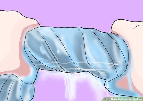 3 Ways to Unshrink Clothes - wikiHow How To Unshrink Clothes, Life Cheats, Laundry Tips, Upcycle Recycle, Clean Living, Laundry Hacks, Neat Ideas, Clever Ideas, Diy Life