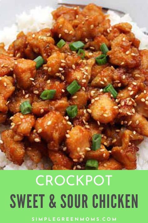 Crockpot Sweet And Sour Chicken, Sour Chicken Recipe, Easy Crockpot Recipes Healthy, Chicken Crockpot Recipes Healthy, Best Crockpot, Chicken Crockpot Recipes Easy, Sweet And Sour Chicken, Sweet Sour Chicken, Sweet N Sour Chicken