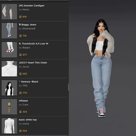 Imvu Fits, Imvu Avi, Imvu Baddie, Imvu Outfits, Imvu Outfits Ideas Cute, Bratz Inspired Outfits, Avakin Life, Anime Guys Shirtless, Cartoon Outfits