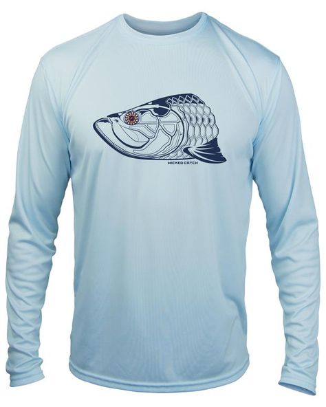 Bass Fishing Shirts, Fly Fishing Shirts, Mens Fishing Shirts, Super Fly, Crappie Fishing, Fishing Girls, Performance Wear, Fishing Outfits, Fishing T Shirts