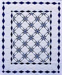 blue & white Darting Minnows quilt. Like the double border. Zen Inspiration, Inspirational Quilts, Colchas Quilting, Snowflake Quilt, Quilt Borders, Sea Quilt, Two Color Quilts, Black And White Quilts, White Quilts