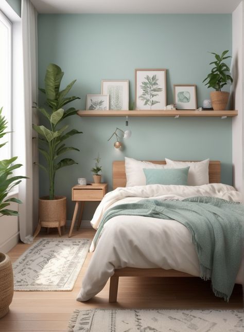 Pastel Minimalist Bedroom, Cozy Pastel Bedroom, Gray Teen Bedroom, Light Blue Bedroom, Cozy Studio Apartment, Bedroom Seating Area, Bedroom Vibes, Pastel Bedroom, Pastel Minimalist