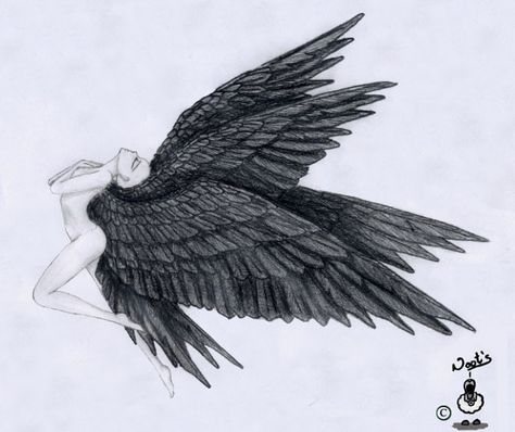 seraphim by noot on deviantART Seraph Wings, Seraphim Wings, Draw Wings, Class Reunion Decorations, Seraph Angel, Reunion Decorations, Angel And Devil, Black Swan, Bts Fanart