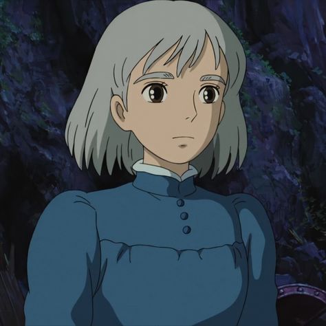 Howl's Moving Castle, Howls Moving Castle, An Anime, Castle, Hair, Anime, Blue