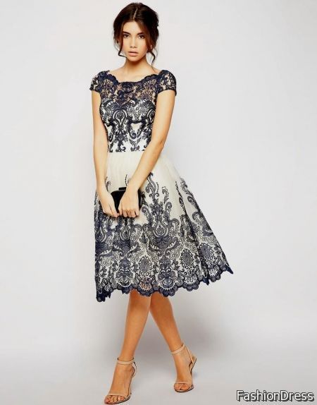 Modest Cocktail Dress, Embroidered Lace Dress, Midi Cocktail Dress, Chi Chi, Midi Dress With Sleeves, Elie Saab, Modest Dresses, Modest Outfits, A Dress