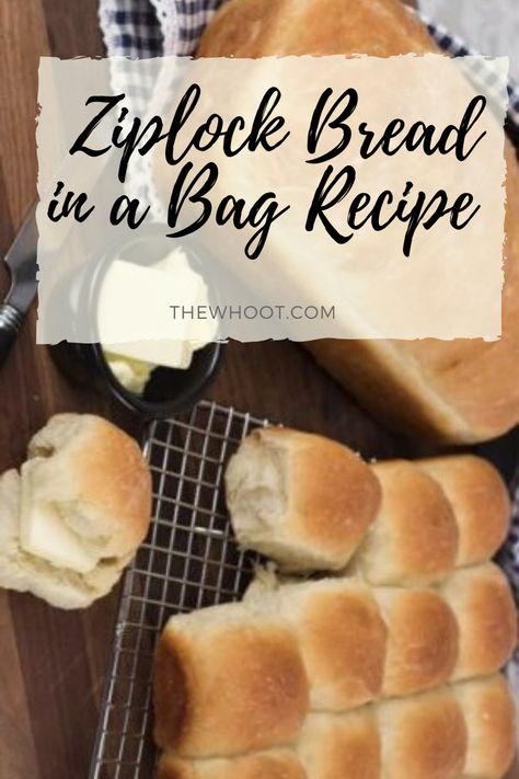 Bread In A Ziplock Bag Recipe - Video | The WHOot Bread In A Bag Recipe, Bread In A Bag, Amish Friendship Bread, Friendship Bread, Yeast Breads, Biscuit Bread, Knead Bread, The Whoot, Yeast Rolls