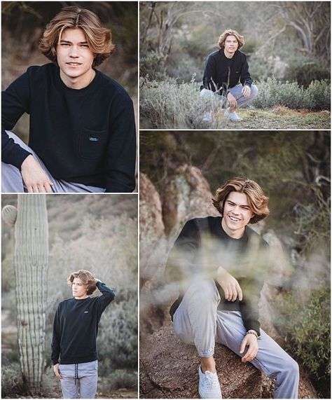 Senior Guy Posing, Desert Senior Photos