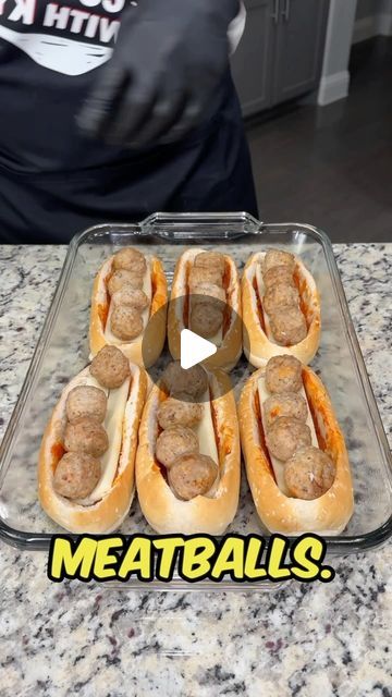 Food Dudes on Instagram: "Easy Baked Meatball Subs 😋 #easyrecipes #homecooking #sandwiches #dinnerideas" Baked Meatball Subs, Meatball Sub Recipe, Baked Sandwiches, Meatball Sandwich, Meatball Subs, Meatballs Easy, Hamburger Meat Recipes, Beef Recipes Easy, Soup And Sandwich