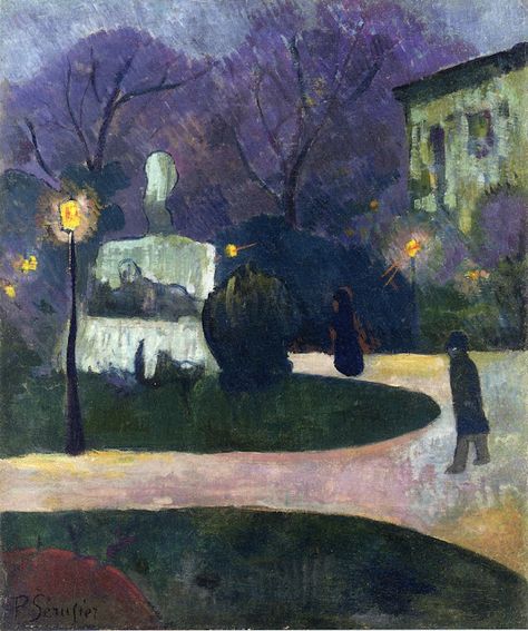 ART & ARTISTS: Paul Sérusier - part 1 Wall Sticker Design, Vinyl Wall Art Decals, Tree Wall Decal, Simple Acrylic Paintings, Street Lamp, Oil Painting Reproductions, Painting Reproductions, Wall Decal Sticker, Vinyl Wall Art