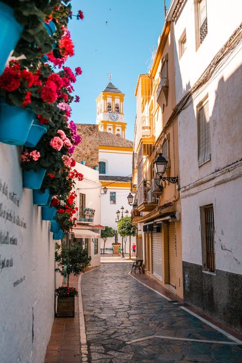 Malaga Spain Aesthetic, Marbella Aesthetic, Spain Aesthetics, Marbella Old Town, Spanish Summer, Malaga Airport, Destination Unknown, Spain Photography, Puerto Banus