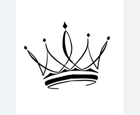 Crown Neck Tattoo, Coronas Tattoo, Simple Crown Tattoo, Chess King And Queen, Traditional Tattoo Drawings, Crown Drawing, Crown Tattoo Design, Chess King, Queen Tattoo