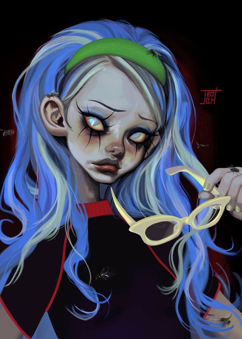 Monster High Fan Art, Monster High Ghoulia, Ghoulia Yelps, Arte Monster High, Catty Noir, Monster High Art, Monster High Characters, Near Future, High Art