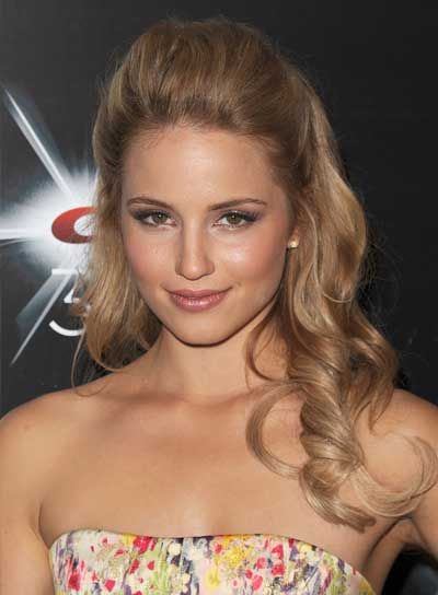 poof-hairstyle Hair Poof, Celebrity Wedding Hair, Wedding Hair Front, Hair Front, Dianna Agron, Front Hair Styles, Wedding Hairstyles Half Up Half Down, Trendy Wedding Hairstyles, Half Up Hair