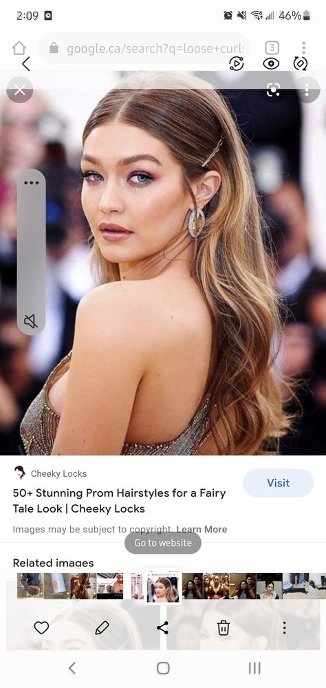 Pinned Hair To The Side, Sleek Front With Soft Waves, Front Hair Pinned Under, Sides Slicked Back Hair, Hair Down With Clip On Side, Front Slicked Back Hair Down Wedding, Side Part Homecoming Hairstyles, Prom Hair Slick Back Curl, Slick Front Hair Down With Pearls