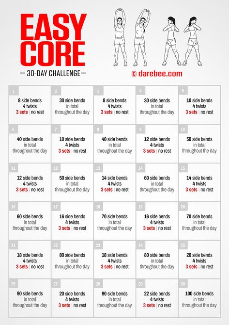 Easy Core Challenge Challenges Exercise, 30 Day Cardio Challenge, Assassins Workout, Easy Fitness Challenge, Pushup Challenge, Core Workout Challenge, Challenge Sport, Handle Workout, Health 2023