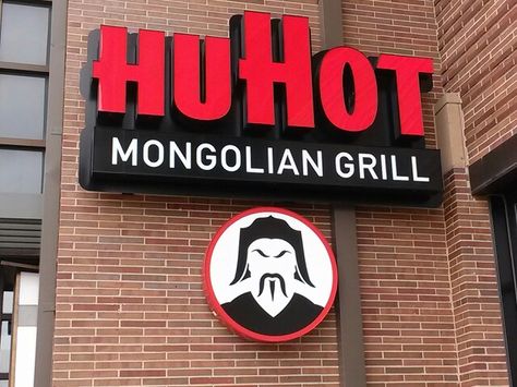 HuHot Mongolian Grill. Yum! Mongolian Grill, 20th Bday, Grill Restaurant, Stuff To Do, Grilling, Restaurant, Novelty Sign, How To Plan