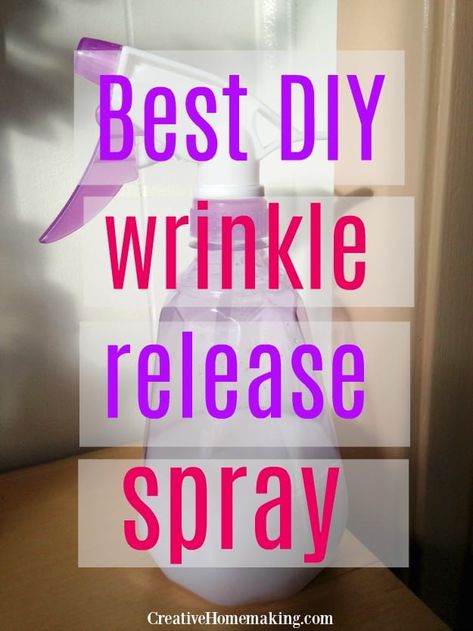 Wrinkle Release Spray, Diy Wrinkles, Wrinkle Release, Deep Cleaning Hacks, Laundry Cleaning, Messy House, Tracker Free, Easy Cleaning Hacks, Vinegar Cleaning