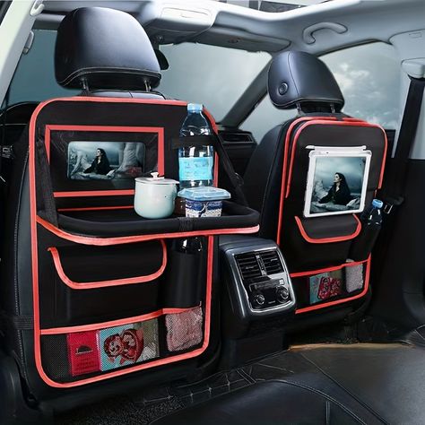 Backseat Organizer, Car Storage Bag, Backseat Car Organizer, Car Seat Organizer, Car Back Seat, Foldable Table, Pocket Storage, Console Organization, Trunk Organization