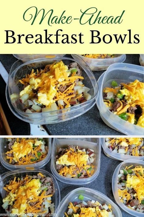 Make Ahead Breakfast Bowls, Freezer Friendly Meal Prep, Healthy Breakfast Meal Prep, Breakfast Prep, Macro Friendly Recipes, Easy Healthy Meal Prep, Macro Meals, Meal Prep Bowls, Make Ahead Meals