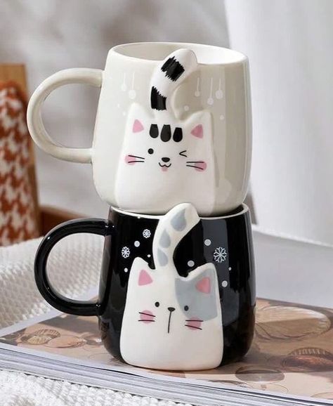 Cat coffee cups