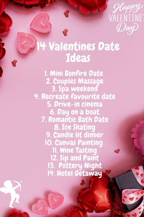 Don't know what to do for valentines? Look through our 14 great date ideas for you and your partner to do to have fun this valentines and make the day special! Valentines Day Date Ideas, Great Date Ideas, Romantic Bath, Valentines Date Ideas, Day Date Ideas, Spa Weekend, Valentines Day Date, Creative Valentines, Candle Light Dinner