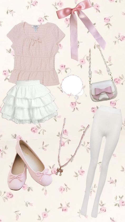 Pink and white outfit🤍🌷 Pink And White Outfit, Outfit Pink, Fashion White, White Outfit, White Outfits, Soft Girl, Pink Fashion, Pink And White, Pink