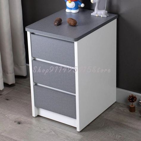 Bedside Table Mini Children's Bedroom Small Locker Storage Side Cabinet Simple Small Cabinet Small Lockers, Future Bedroom, Small Cabinet, Children's Bedroom, Side Cabinet, Grey Bedding, Bedside Tables, Childrens Bedrooms, Small Bedroom