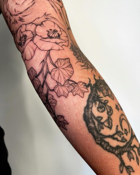 Nature sleeve I’ve been working on ⚡️ the little forearm moon piece not done by me, but the rest is! ☺️ last slide is the whole outside healed from a year ago! 🔖nature sleeve, fineline nature tattoos, tattoo sleeves for women, fineline tattoo, bear tattoo, #idahofallstattoo #pocatellotattoo #rexburgtattoo #twinfallstattoo #boisetattoo Bear Forearm Tattoo, Tattoo Sleeves For Women, Tattoo Bear, Nature Sleeve, Sleeves For Women, Fineline Tattoo, Tattoo Sleeves, Bear Tattoo, Twin Falls