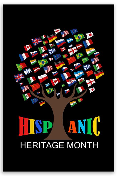 PRICES MAY VARY. Hispanic Wall Poster Latino Flag Tree National Hispanic Heritage Month Gift Wall Art Print Poster Home Decor Museum grade paper: The museum grade 210 gsm paper is kn to be archival, which means it can be stored for a long time without turning yellow. Pigment inks:Bright & intense colors of your desired design. Hanging: Posters can be hung with double-sided tape, tacks, or framed. Vibrant colors: The printing techniques provide bright, crisp colors & sharp details matching your c Poster Home Decor, Hispanic Heritage Month, Month Gifts, Hispanic Heritage, Heritage Month, Art Print Poster, Book Art Drawings, Wall Poster, Gsm Paper