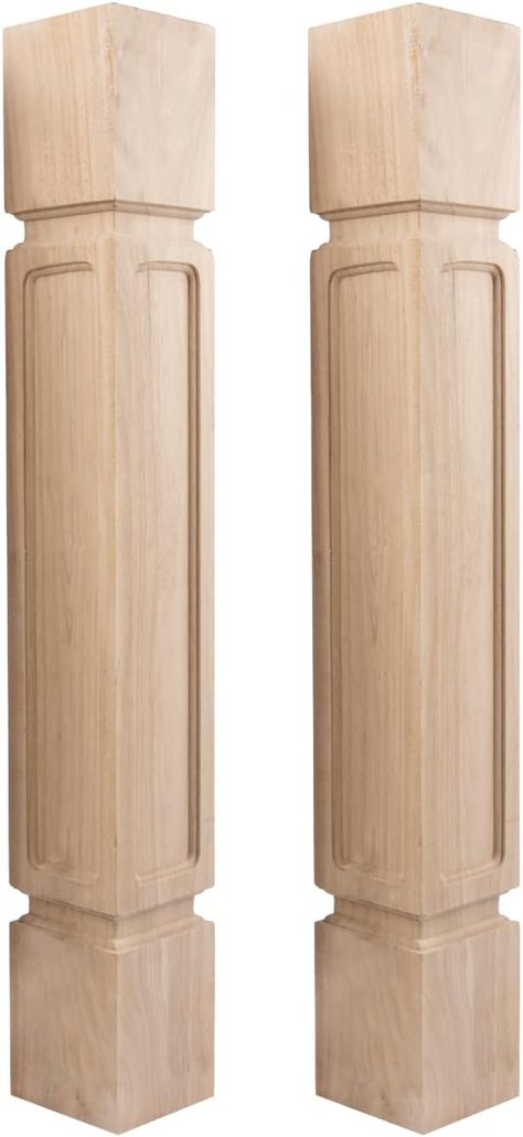 Amazon.com: Btowin 35 1/2-inch H 5-inch W 5-inch D Cabinet Columns, 2Pcs Unfinished Square Rubberwood Replacement Island Legs for Large Dining Table & Kitchen Table : Tools & Home Improvement Kitchen Island Legs, Build Kitchen Island, Contemporary Kitchen Island, Wood Furniture Legs, Island Table, Dining Table Kitchen, Farmhouse Kitchen Island, Drilling Tools, Large Dining Table