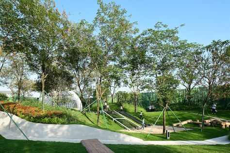 Playgrounds Architecture, Playground Landscaping, Landscape Design Drawings, New Urbanism, Urban Forest, Playground Design, Urban Park, Garden Park, Parking Design