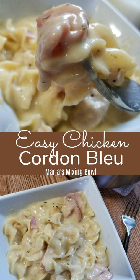 Easy Chicken Cordon Bleu Casserole, Cordon Bleu Pasta, Chicken Cordon Bleu Casserole Recipe, Chicken Cordon Bleu Pasta, Easy Chicken Cordon Bleu, Cordon Blue, Chicken Cordon Bleu Casserole, Chicken Casseroles, Chicken Cordon