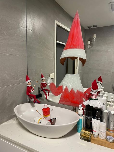 Sink Ideas, Elf Fun, Year 1, Shelf Ideas, On The Shelf, The Elf, Elf On The Shelf, Elf, Shelves