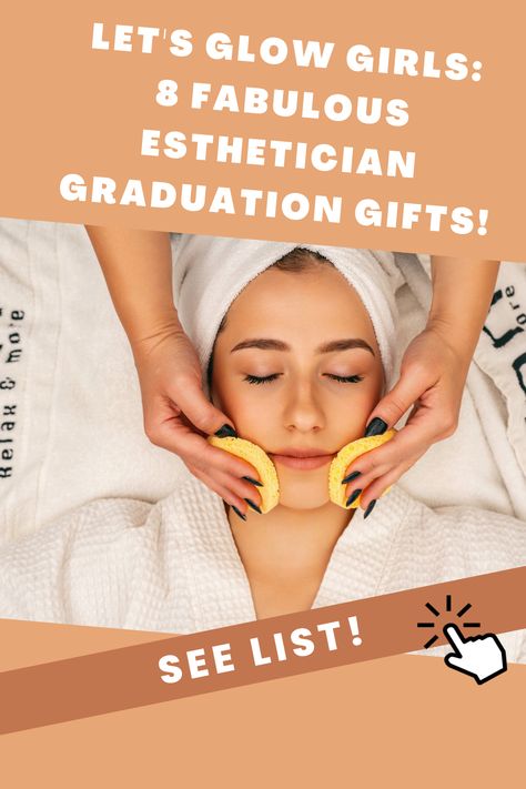 Need a gift for an esthetician? We'll show you the best ones! Here is our list of the most useful and wanted gifts for estheticians! Esthetician Graduation Gift, New Esthetician, Esthetician Graduation, Just Graduated, Good Gifts, Esthetician, Graduation Gifts, Best Gifts, Let It Be