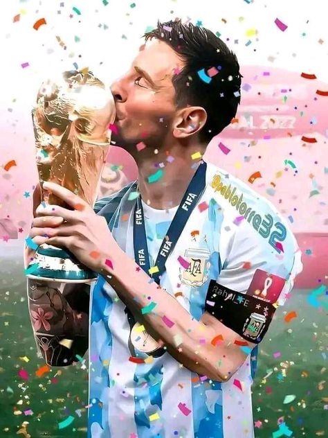 Messi Kissing Trophy, Messi Greatest Of All Time, Messi Pictures, Messi World Cup, Messi Goals, Argentina World Cup, Kun Aguero, Messi Fans, Greatest Of All Time