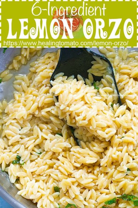 Sauce For Orzo Pasta, Lemon Orzo Recipes, Vegan Orzo Recipes, Easy Orzo Recipes, One Pan Orzo, Orzo Recipes Healthy, Orzo Salads, Orzo Recipes Side, Skillet Suppers