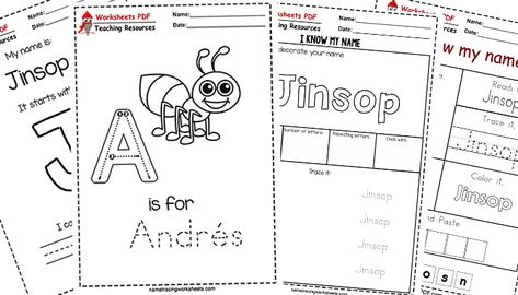 Free Name Tracing Worksheets PDF and create personalized name tracing sheets for preschool and kindergarten., ✍ making this name tracing generator, free print Name Worksheets, Name Writing Activities, Kindergarten Names, Word Program, Tracing Worksheets Free, Preschool Names, Name Tracing Worksheets, Handwriting Practice Worksheets, Create Name