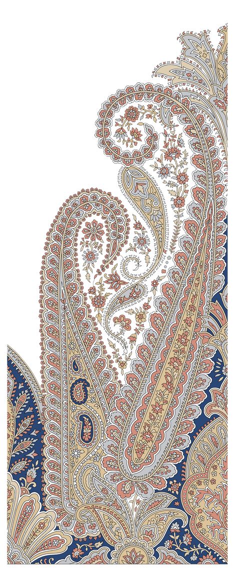 paislay on Behance Paisley Print Design, Botanical Flowers Print, Paisley Wallpaper, Paisley Shawl, Paisley Flower, Baroque Ornament, Folk Art Flowers, Textile Prints Design, Paisley Art