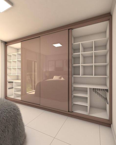 Wardrobe Design Bedroom Modern Luxury, Wardrobe Design Bedroom Sliding, Wardrobe Design Bedroom Modern, Ideas Armario, Modern Wardrobe Design, Bedroom Wardrobe Ideas, Wardrobe Laminate Design, Sliding Door Wardrobe Designs, Bed Aesthetic