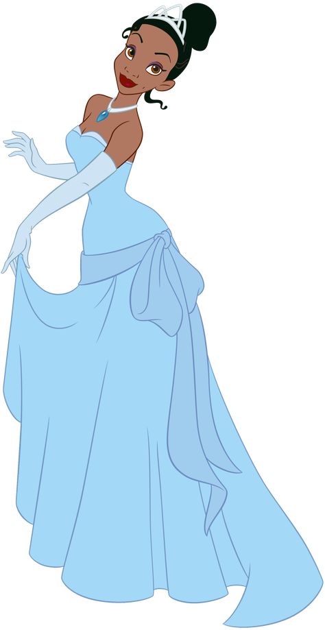 Princess Tiana Blue Dress, Tiana Blue Dress, Tiana Aesthetic, Tiana Costume, Tiana Disney, Princesa Tiana, Disney Princess Coloring Pages, Prom Dress Inspo, Princess Coloring Pages