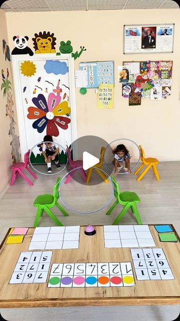 Ya-Pa Anaokulu Osmancık on Instagram Number 19 Activities For Preschool, Numbers Games Preschool, Number 4 Activities For Preschool, Number Games For Preschool, Numbers Games For Kids, Numbers Activities Preschool, Math Games For Preschoolers, Subtraction Preschool, Brain Gym For Kids