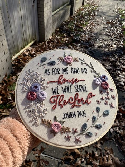 Bible Verse Embroidery, Verse Embroidery, African Embroidery Designs, Bible Verse Aesthetic, Verse Aesthetic, African Embroidery, Christian Embroidery, Embroidery Hoop Art Diy, Trust In Jesus