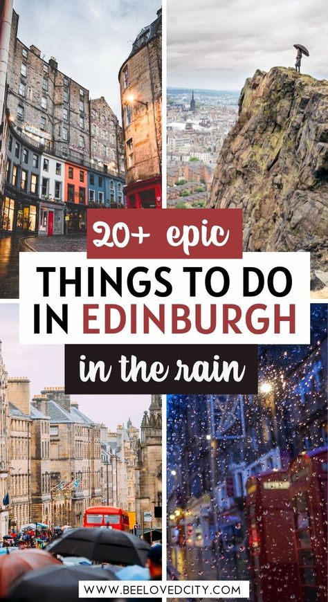 20 Best Things To Do in Edinburgh When it's Raining - BeeLoved City Edinburgh Must See, Edinburgh Scotland Photography, Visiting Ireland, Scotland Souvenirs, Amsterdam Vacation, Things To Do In Edinburgh, Edinburgh Travel, Scotland Vacation, Museum Of Childhood